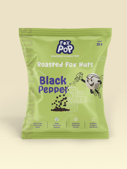 Fox Nuts Black Pepper